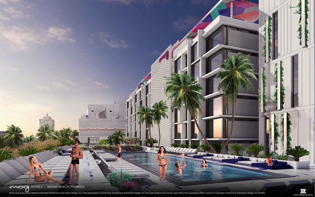 Construction Underway On 202-Room Moxy By Marriott Hotel In South Beach, With New Bars And Restaurants